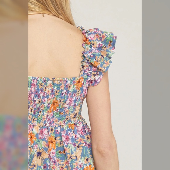 I’m a Believer “Entro” Label Hot Pink Floral Top - Size Large - Picture 11 of 11